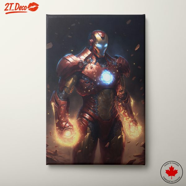 Epic Iron Man Artwork in Action