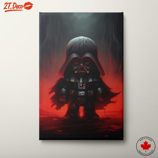 Cartoon-Inspired Darth Vader Character Art