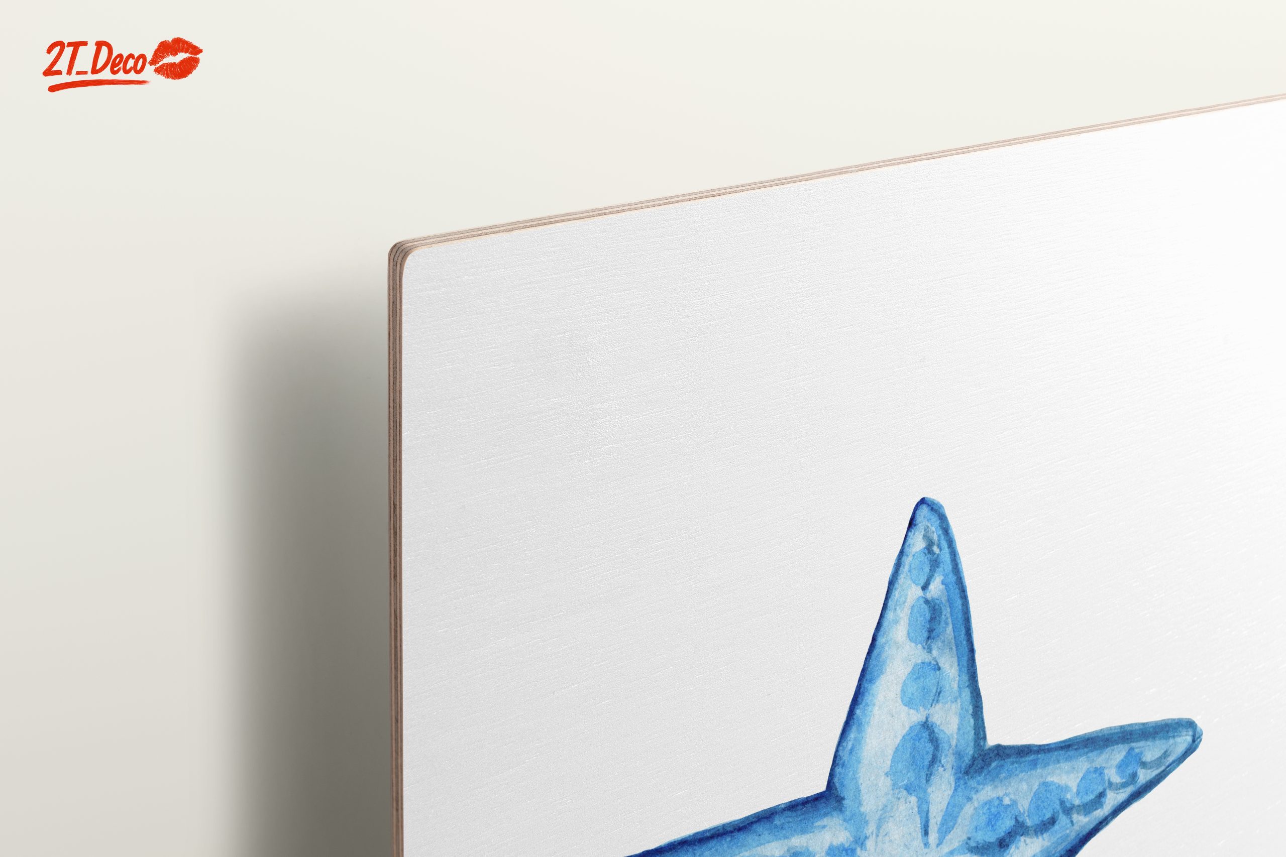 Blue Starfish Watercolor Art - Image 15