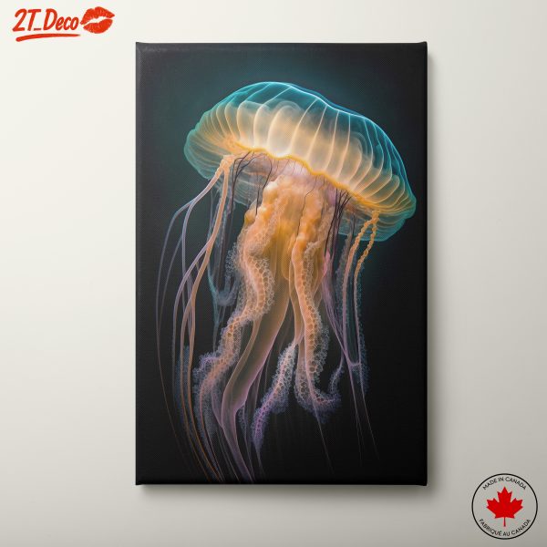 Vibrant Abstract Marine Life Art