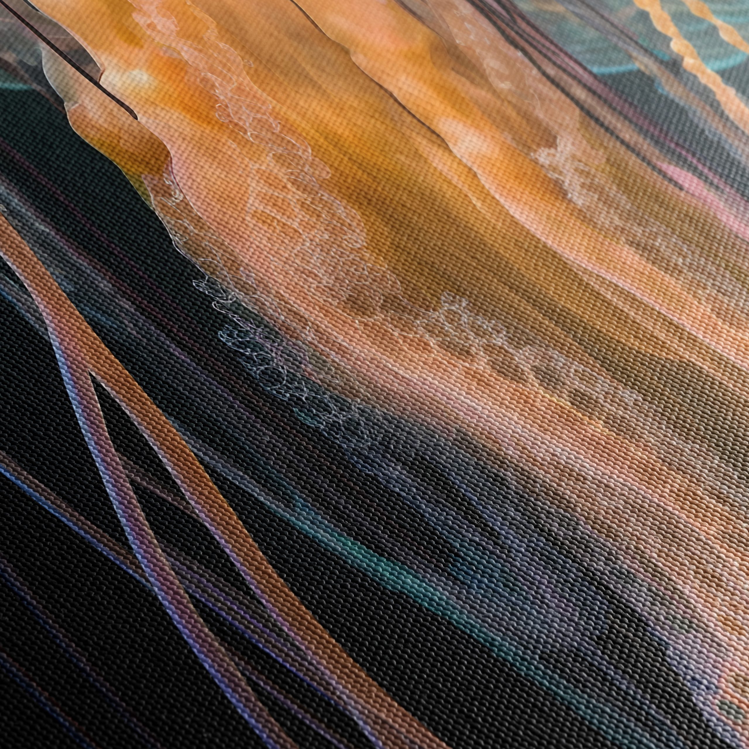 Vibrant Abstract Marine Life Art - Image 5