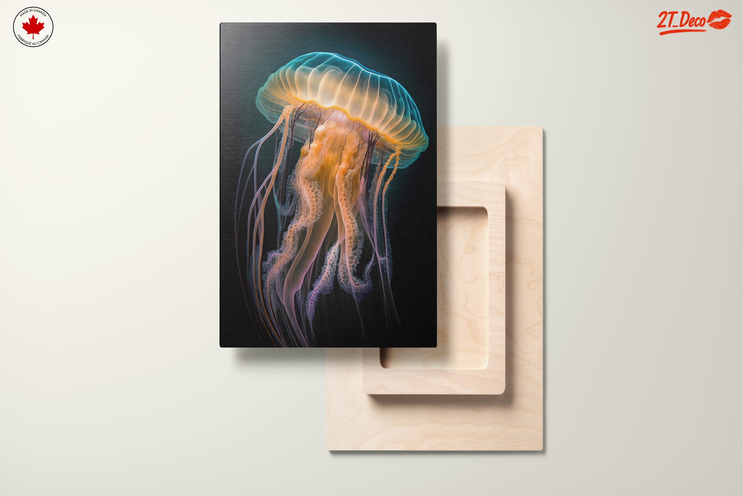 Vibrant Abstract Marine Life Art - Image 11