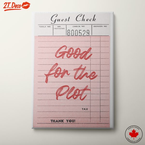 Good for the Plot Motivational Quote Art