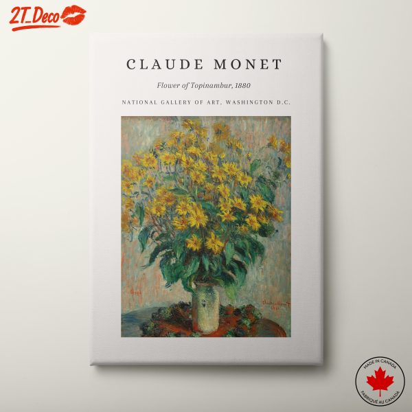 Claude Monet's Flower of Topinambur Art
