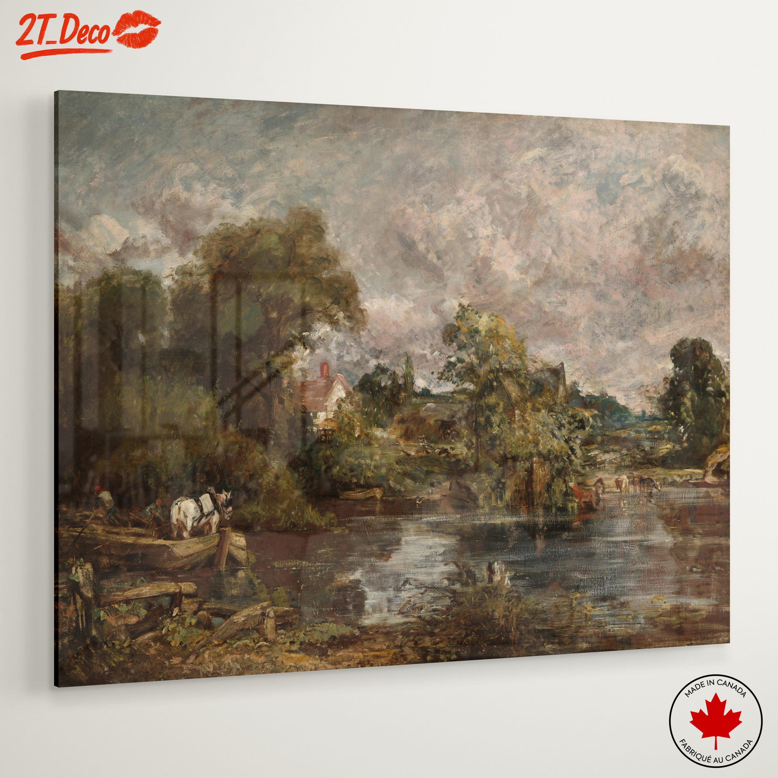 Serene Nature Landscape with Horses - Image 6