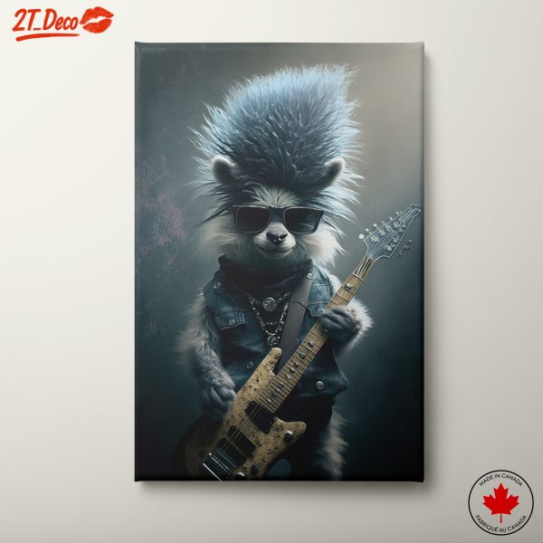 Cool Rock Star Animal Character Art 2